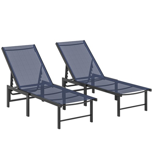 Outsunny sun loungers set - set, of