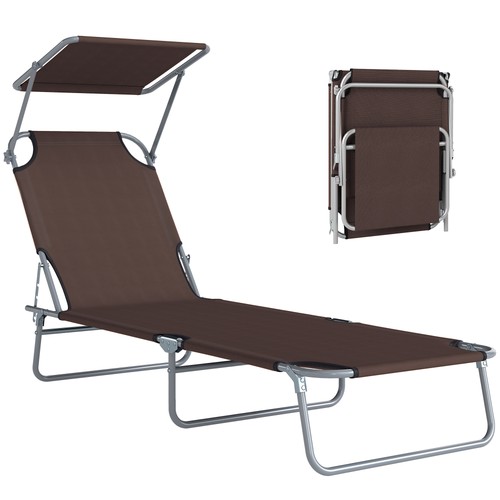 Outsunny garden folding chair - folding,