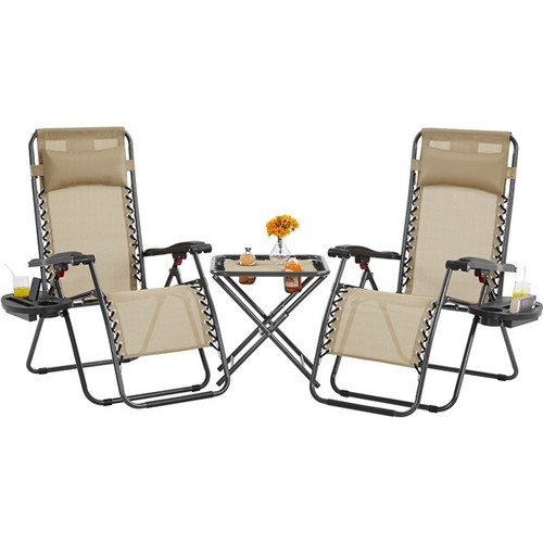 3pcs zero gravity - gravity, recliner