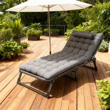 Single Folding Bed Sun Lounger