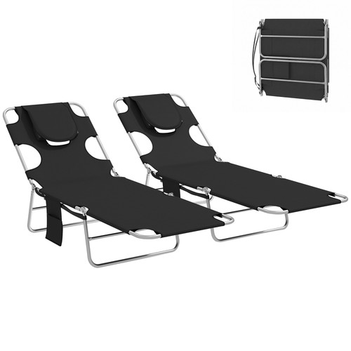Outsunny sun loungers with - sun,