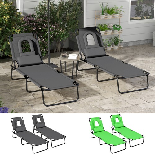 Sun lounger set folding - set,