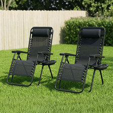 2 X RECLINING SUN LOUNGER